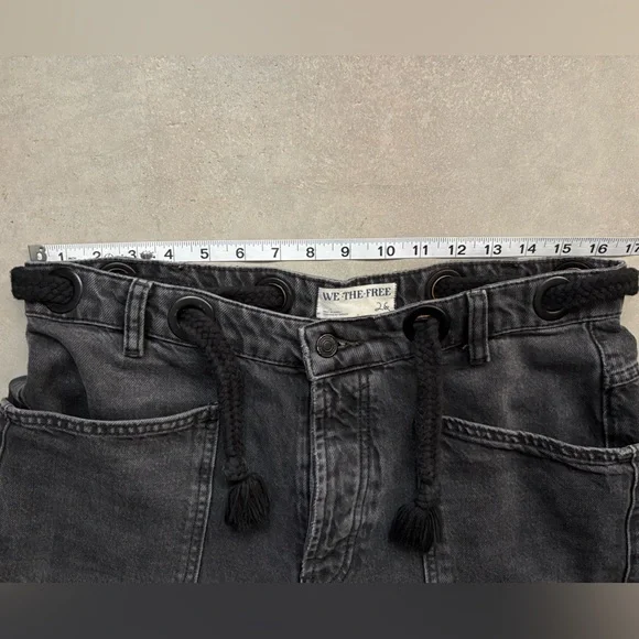 Free People x We The Free Moxie Barrel Jeans In Nighthawk - Picture 16 of 16